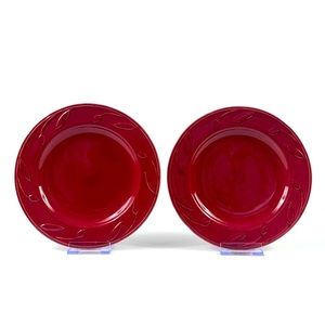 Set of 2 Signature Debby Segura Design 8.5” Plate